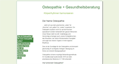 Desktop Screenshot of osteopathie-matysiak.de