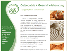 Tablet Screenshot of osteopathie-matysiak.de
